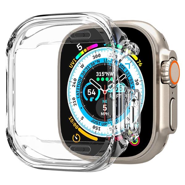 E-shop Spigen Ultra Hybrid ochranný kryt pre Apple Watch Ultra, transparentný