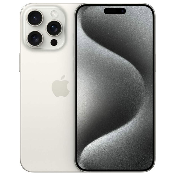 Apple iPhone 15 Pro Max 256GB, titánová biela, nový tovar, neotvorené balenie