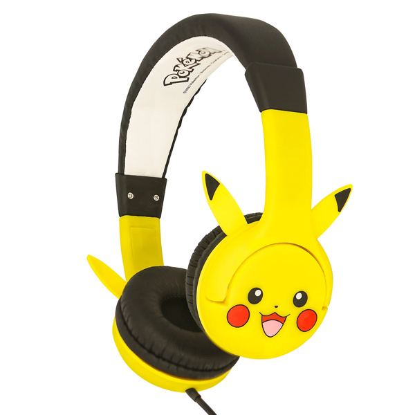 E-shop Detské káblové slúchadlá OTL Technologies Pokemon Pikachu s uškami