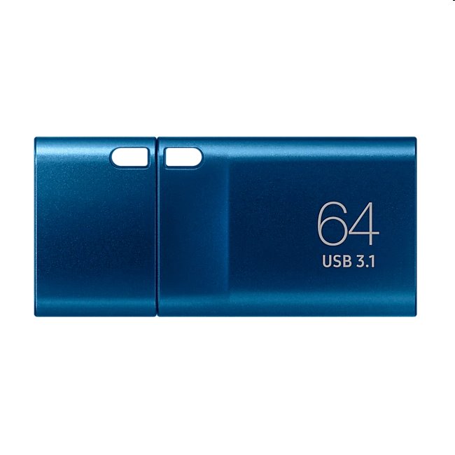E-shop Samsung USB-C flash drive 64GB, blue - OPENBOX (Rozbalený tovar s plnou zárukou)