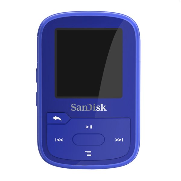 E-shop SanDisk MP3 Clip Sport Plus 32 GB, blue - OPENBOX (Rozbalený tovar s plnou zárukou)