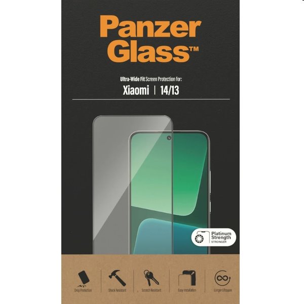 Ochranné sklo PanzerGlass UWF AB pre Xiaomi 14/13, čierne 8066