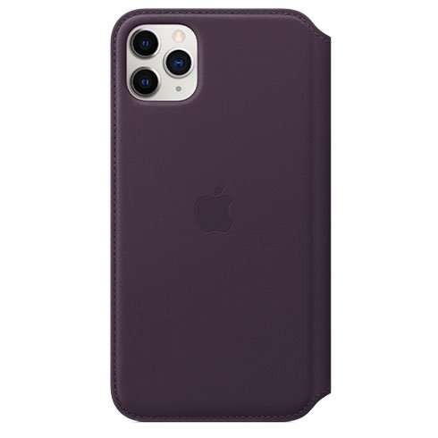 Apple iPhone 11 Pro Max Leather Folio, aubergine MX092ZM/A