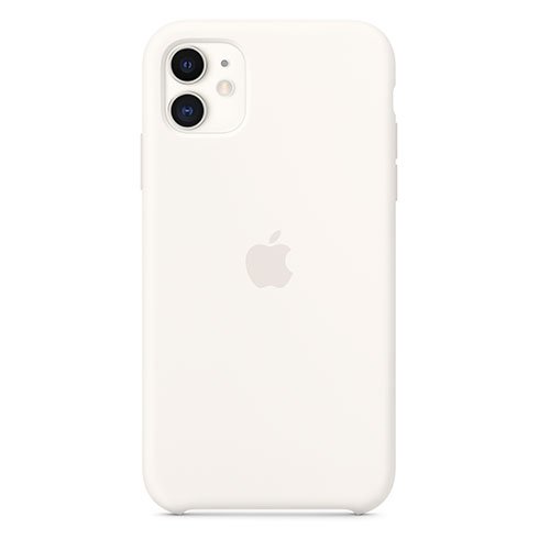 Apple iPhone 11 Silicone Case, white MWVX2ZM/A