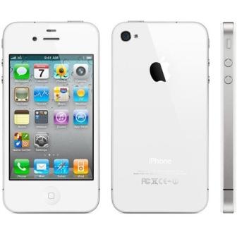 Apple iPhone 4, 16GB, biela, Trieda B - použité, záruka 12 mesiacov