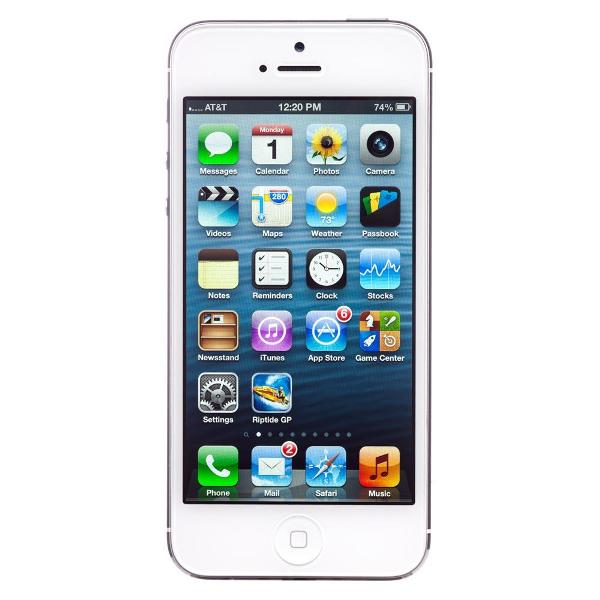 Apple iPhone 5, 16GB, biela, Trieda A - použité, záruka 12 mesiacov