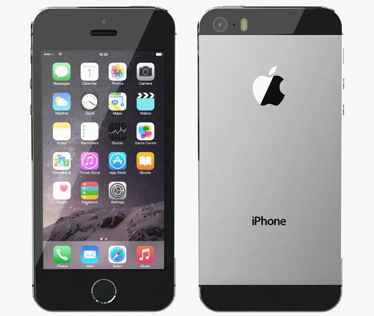 Apple iPhone 5S, 16GB, sivá, Trieda B - použité, záruka 12 mesiacov