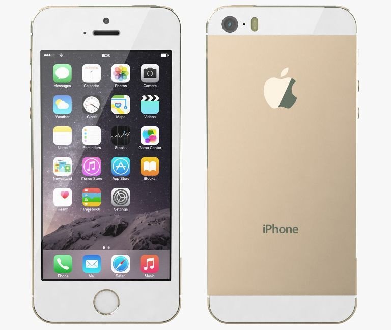 Apple iPhone 5S, 16GB, NEFUNGUJE TOUCH ID, zlatá, Trieda B - použité, záruka 12 mesiacov