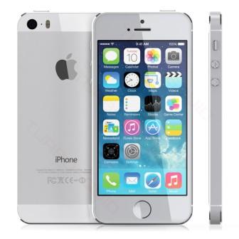 Apple iPhone 5S, 16GB, NEFUNGUJE TOUCH ID, strieborná, Trieda C - použité, záruka 12 mesiacov
