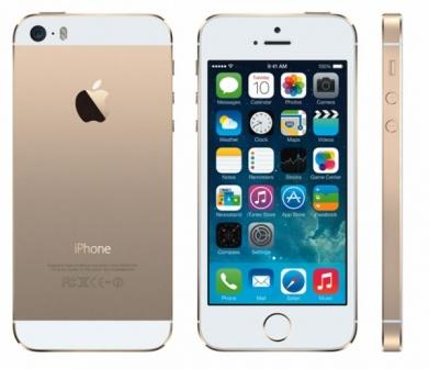 Apple iPhone 5S, 16GB, NEFUNGUJE WIFI, zlatá, Trieda C - použité, záruka 12 mesiacov
