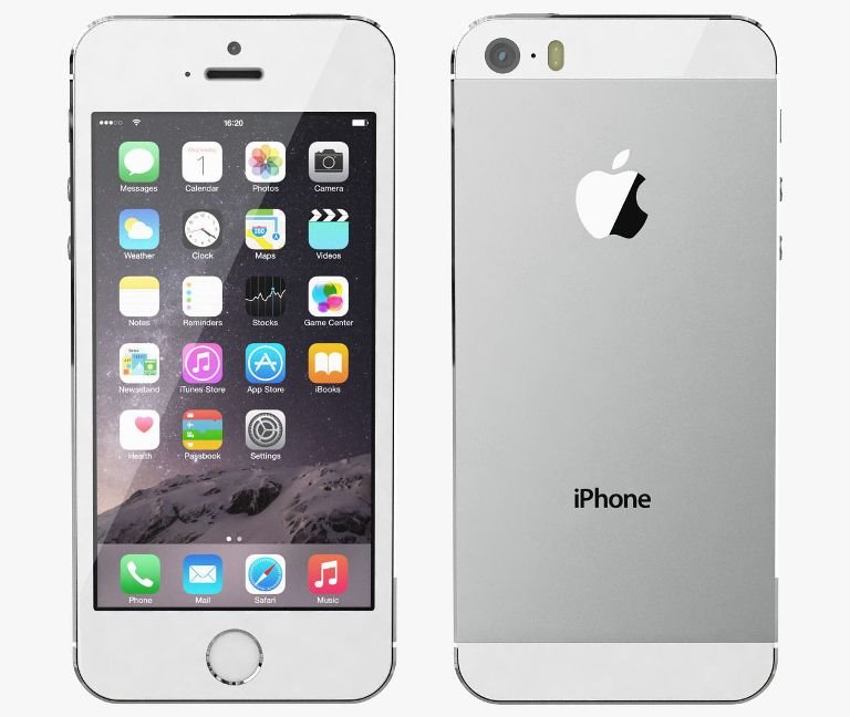 Apple iPhone 5S, 16GB, strieborná, Trieda A - použité, záruka 12 mesiacov