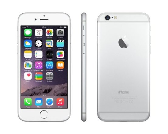 Apple iPhone 6, 16GB, NEFUNGUJE TOUCH ID, strieborná, Trieda B - použité, záruka 12 mesiacov