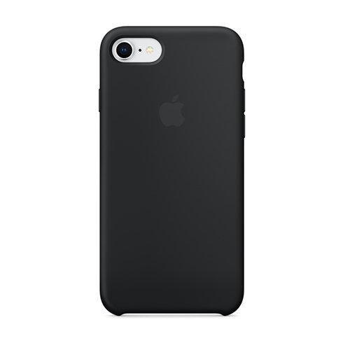 Apple iPhone 8 / 7 Silicone Case - Black MQGK2ZM/A