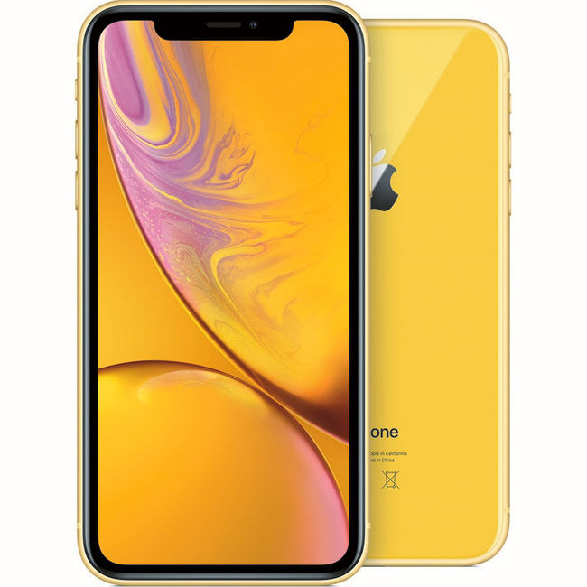 iPhone XR, 64GB, yellow