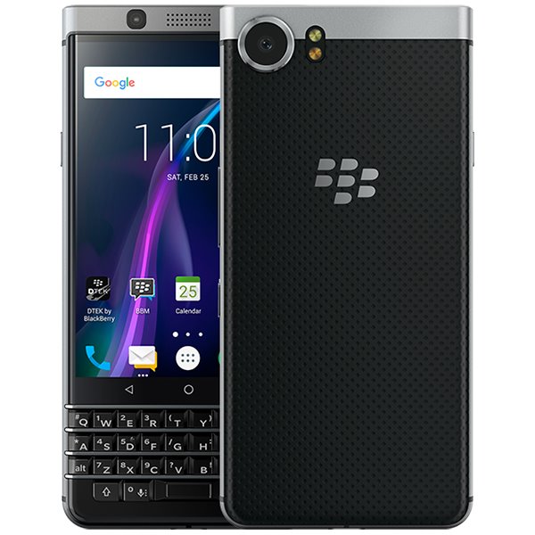 BlackBerry KEYone, QWERTY, strieborná, Trieda A - použité, záruka 12 mesiacov