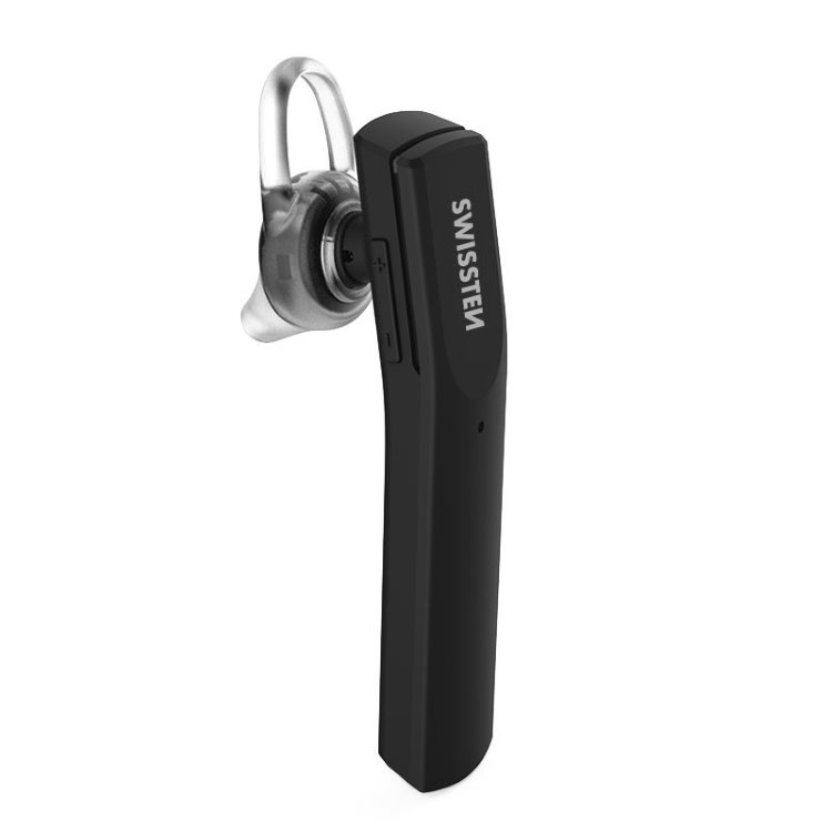 Bluetooth mono headset Swissten UltraLight UL-9, čierny