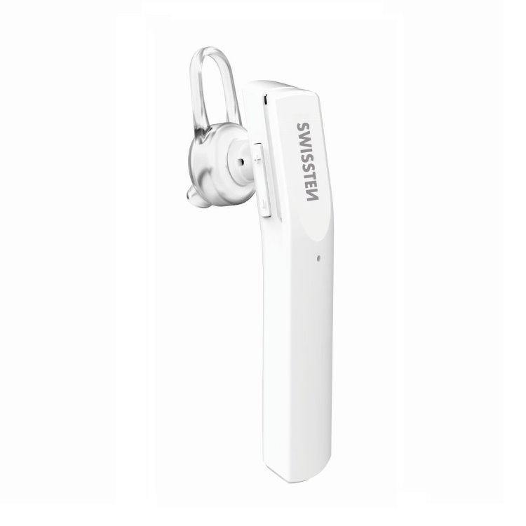 Bluetooth mono headset Swissten UltraLight UL-9, biely 51105100