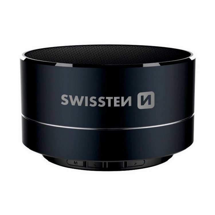 Bluetooth reproduktor Swissten i-Metal, čierny