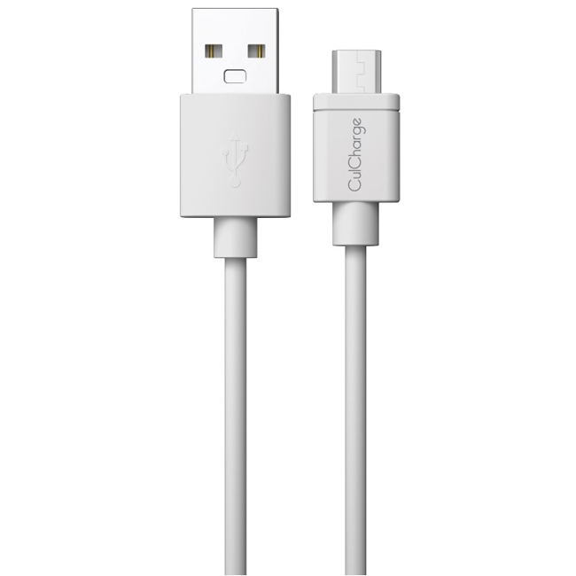 CulCharge 1M cable MicroUSB, grey CULCHARGEMICROUSB1MCABLEW
