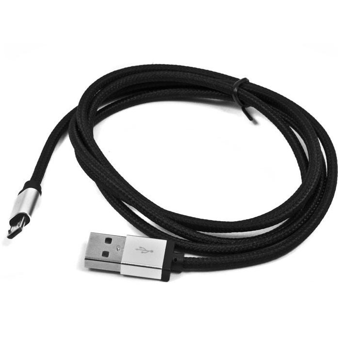 Dátový a nabíjací kábel Extreme X Style s micro USB konektorom, Black EXT-616588