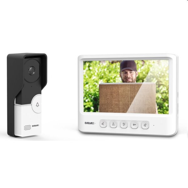 E-shop Evolveo IK06 zvonček na dvere s kamerou a farebným displejom