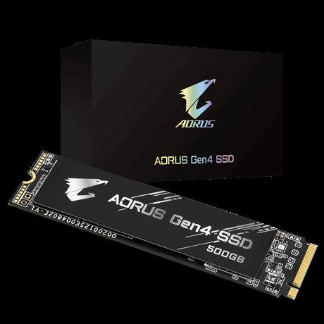 Gigabyte AORUS NVMe 1.3 Gen 4 SSD 500GB, m.2, (5000MB/s, 2500MB/s)
