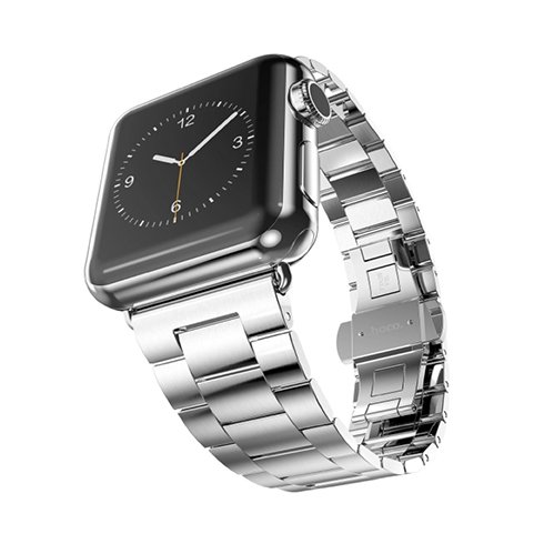 HOCO remienok Grand Series pre Apple Watch 42/44 mm - Silver