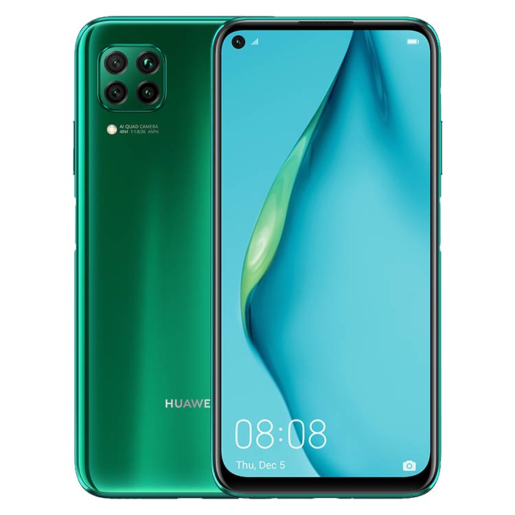 Huawei P40 Lite, 6/128GB, Dual SIM, Crush Green, Trieda A - použité, záruka 12 mesiaco