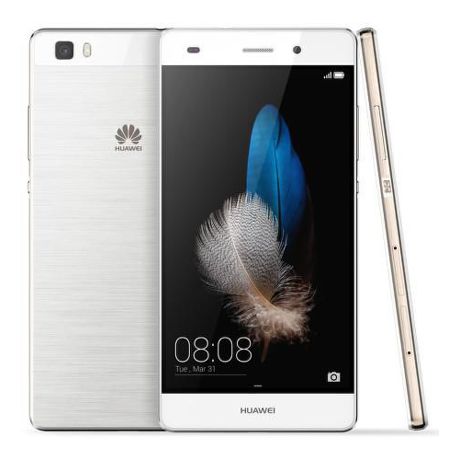 Huawei P8 Lite, 16GB, biela, Trieda A - použité, záruka 12 mesiacov