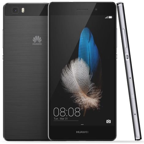 Huawei P8 Lite, Dual SIM, čierna, Trieda A - použité, záruka 12 mesiacov