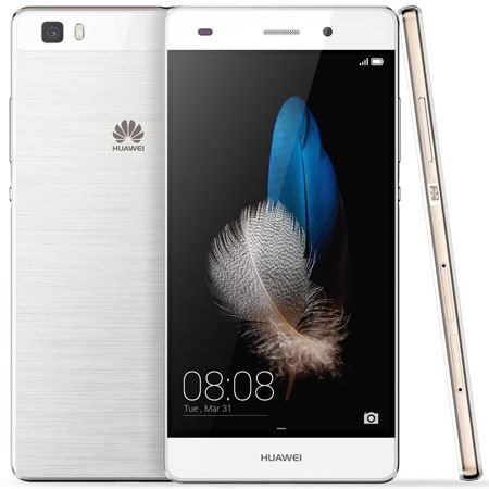 Huawei P8 Lite, Dual SIM, biela, Trieda A - použité, záruka 12 mesiacov