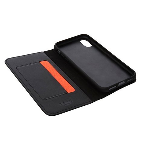 Knomo puzdro Leather Folio pre iPhone X/XS - Black
