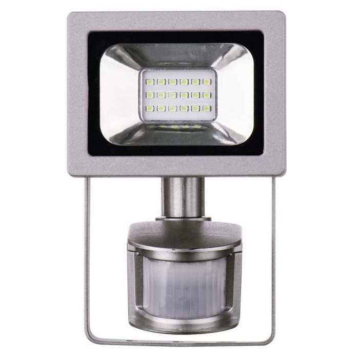 Svetlá - LED reflektor PROFI - 10W - svietivosť 800 Lúmenov, IP66, biela - 4 000K so senzorom pohybu 2199860942