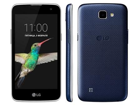 LG K8 - K350N, 8GB | Black Blue, Trieda A - použité, záruka 12 mesiacov