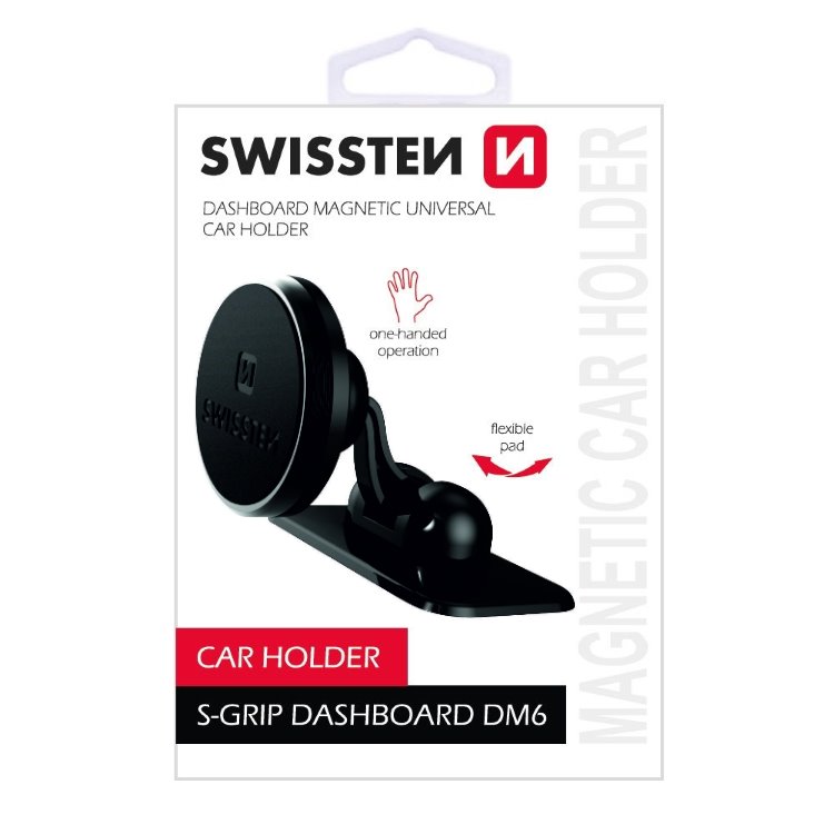 Magnetický držiak Swissten S-Grip DM6 na palubnú dosku 65010420