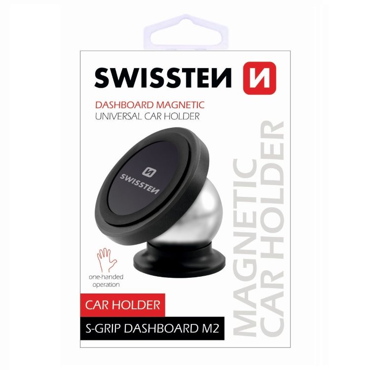 E-shop Magnetický držiak Swissten S-Grip M2 na palubnú dosku 65010305
