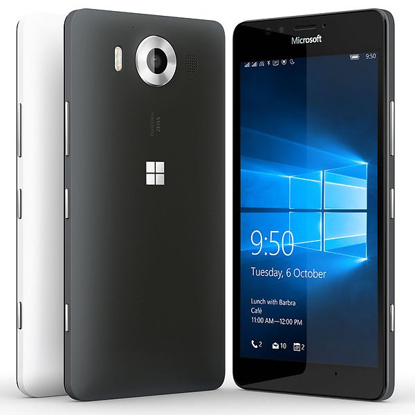 Microsoft Lumia 950, 32GB | Black, Trieda A - použité, záruka 12 mesiacov