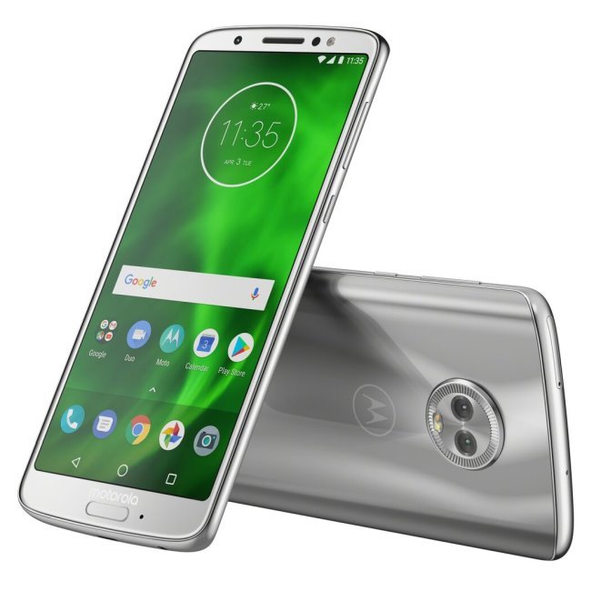 Motorola Moto G6, Dual SIM, strieborná - nový tovar, neotvorené balenie