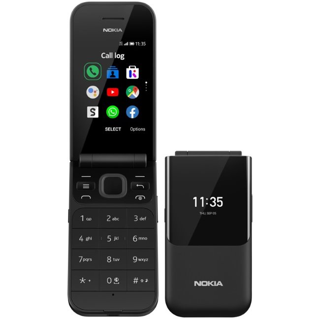 Nokia 2720 Flip, DualSim, Black - OPENBOX (Rozbalený tovar s plnou zárukou)
