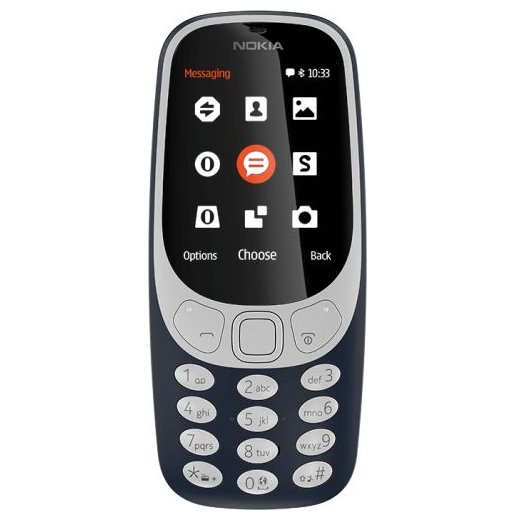 Značka Nokia - Nokia 3310 (2017), Dual SIM, Modrá - SK distribúcia