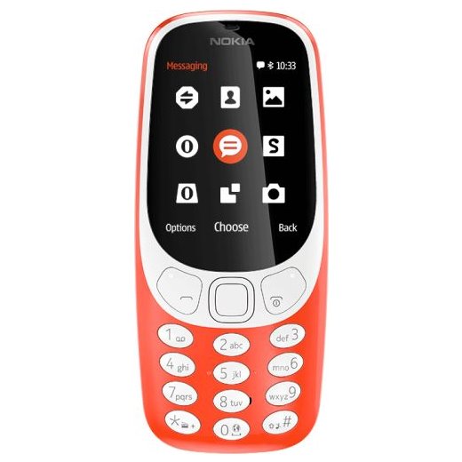 Značka Nokia - Nokia 3310 (2017), Dual SIM, Červená - SK distribúcia