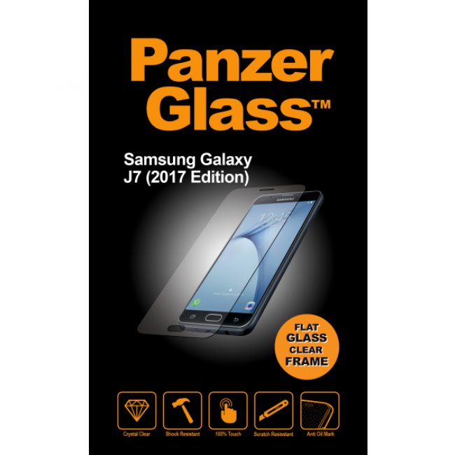 Ochranné temperované sklo PanzerGlass na celý displej pre Samsung Galaxy J7 (2017) - J730F 7128