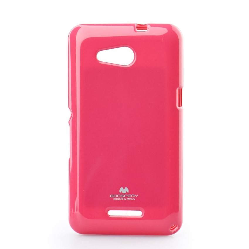 Premiové silikonové puzdro Jelly Mercury pre Sony Xperia E4g - E2003, Pink