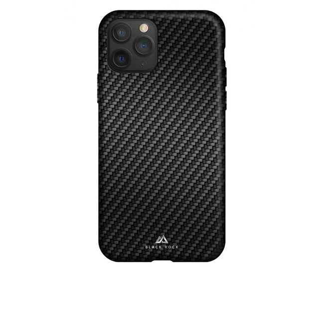 Puzdro Black Rock Robust Real Carbon pre Apple iPhone 11 Pro Max, Black