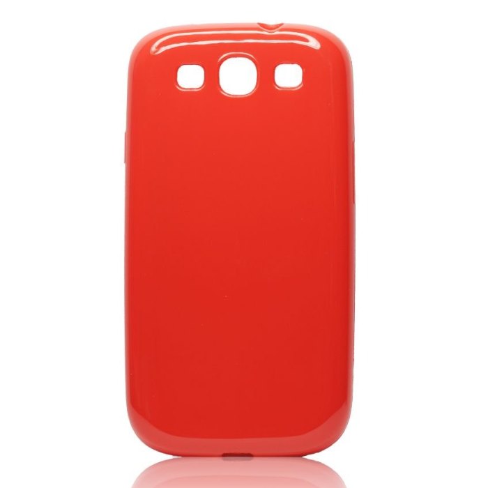 Puzdro Jelly Case pre Samsung Galaxy S3 - i9300, Samsung Galaxy S3 Neo - i9301, Red
