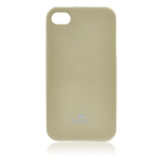 Puzdro Jelly Mercury pre Apple iPhone 4 a iPhone 4S, Gold
