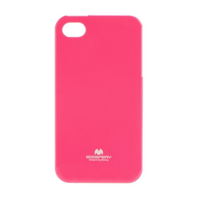 Puzdro Jelly Mercury pre Apple iPhone 4 a iPhone 4S, Pink