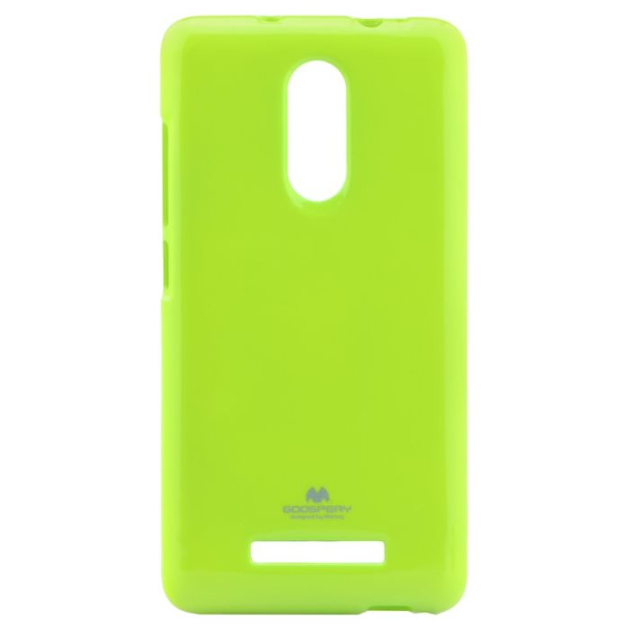 Puzdro Jelly Mercury pre Xiaomi Redmi Note 3, Lime