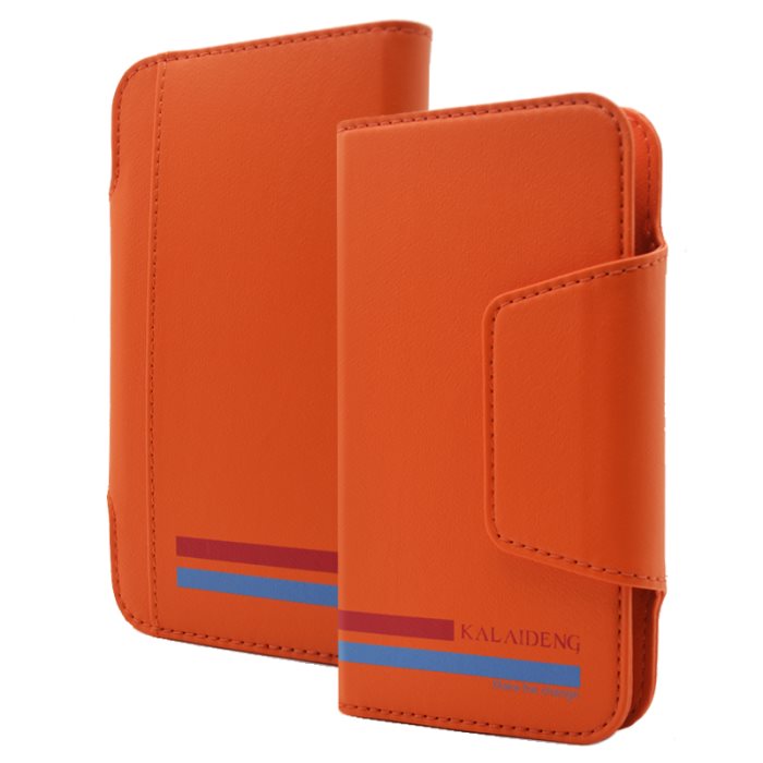 Puzdro Kalaideng Versal pre Váš smartfón s uhlopriečkou od 3.5 do 4.0 palca, Orange
