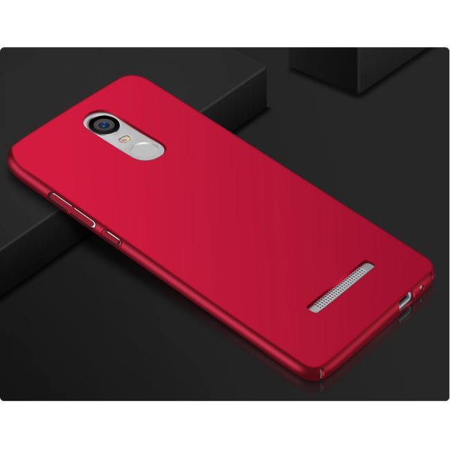Puzdro PC Frosted pre Xiaomi Redmi Note 3 Pro SE - 152mm, Red